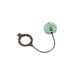 1 pcs : AHDC169-T-OBDGN - Standard Circular Connector HD Series 9 Pin Recp Cp w/Rbr TthrOBD BLK