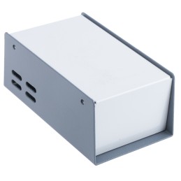 1 pcs - Hammond 512 Grey Steel Instrument Case, 135 x 76 x 55mm