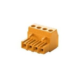 1 pcs : 1281960000 - Headers & Wire Housings PCB plug-in connector, female plug, 5,08 mm, No. of poles: 4, 180, Clamping yoke co