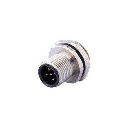 1 pcs : CDM1214-05A-MT-R16-67 - Circular Metric Connectors M12 Male Panel mount, Solder Type, Rear Fastened M16*1.5?ACode 5PIN ,