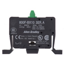 1 pcs - Allen Bradley 800F Contact Block - 1NO 600 V