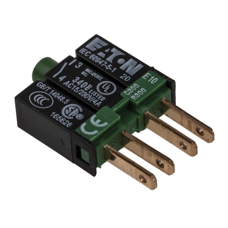 1 pcs - Eaton Contact Block for Use with RMQ 16 Series, 5-250V, 1NO