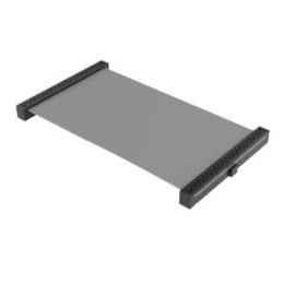 1 pcs - Samtec TCSD Series Flat IDC Socket Cable Assembly, 40-Way, 2mm Pitch, 200mm Length, Tiger Eye IDC to Tiger Eye IDC