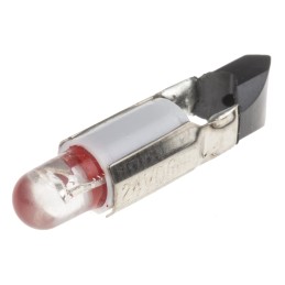 1 pcs - RS PRO Red LED Indicator Lamp, 24V ac/dc, Telephone Slide Base, 5.5mm Diameter, 250mcd