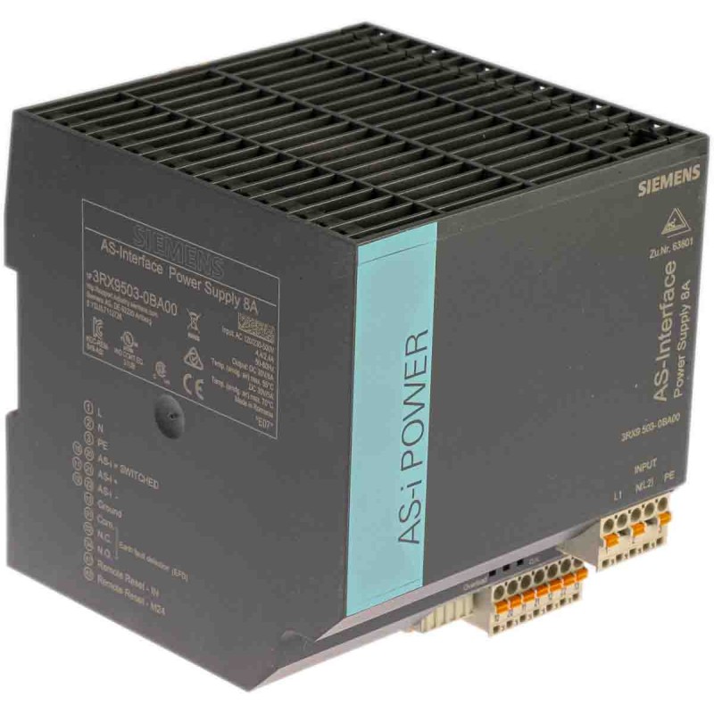 1 pcs - Siemens 3RX950 Series PLC Power Supply for Use with AS-I Power Supply Unit