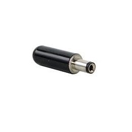1 pcs : 760 - DC Power Connectors DC PWR PLG 2.5MM X.374 BLK HANDLE