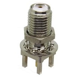 1 pcs : CONSMA008 - RF Connectors / Coaxial Connectors SMA Female PCB Mount Extended