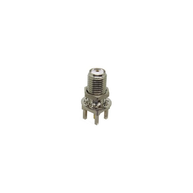 1 pcs : CONSMA008 - RF Connectors / Coaxial Connectors SMA Female PCB Mount Extended