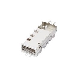 1 pcs : 2170112-2 - I/O Connectors Cage Assy SAN Hsink QSFP Behind Bezel