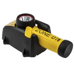 1 pcs - Wolf Safety R-55H ATEX, IECEx LED Torch Yellow - Rechargeable 80 lm, 195 mm