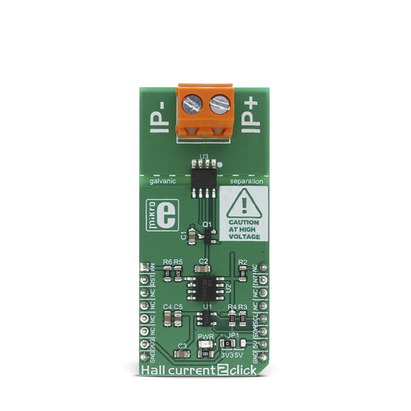 1 pcs - Development Kit Hall Current 2 Click for use with Audio applications, Telecommunication Applications, White Goods