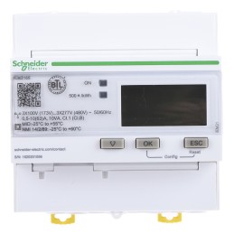 1 pcs - Schneider Electric 3 Phase LCD Energy Meter, Type Electronic