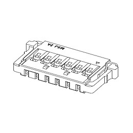 1000 pcs - Molex Male Connector Housing, 1.5mm Pitch, 8 Way, 1 Row