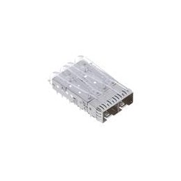 1 pcs : 2007262-1 - I/O Connectors Cage 1x2 EMI Shield w/Springs and LP
