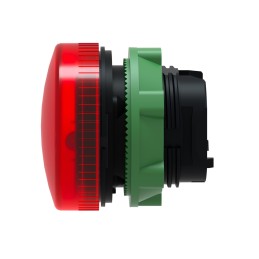 1 pcs - Schneider Electric Red Pilot Light Head, 22mm Cutout ZB5 Series