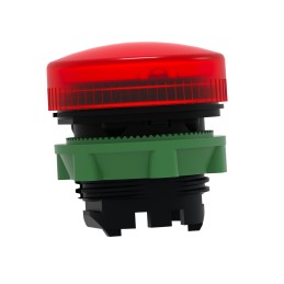 1 pcs - Schneider Electric Red Pilot Light Head, 22mm Cutout ZB5 Series