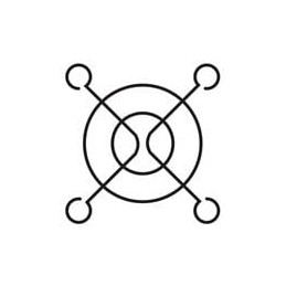 1 pcs : 055025 - Fan Accessories Fan Guard for 40x40mm Fans