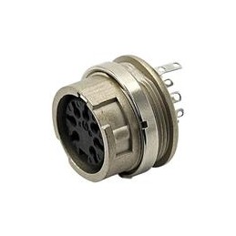 1 pcs : T3447-100 - DIN Connectors MALE RECEPTACLE 7 WAY