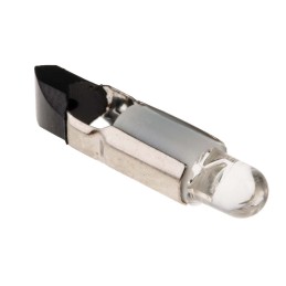 1 pcs - RS PRO White LED Indicator Lamp, 24V dc, Telephone Slide Base, 5.5mm Diameter, 1500mcd