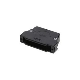 1 pcs : 173111-0022 - D-Sub Backshells 37P PLASTIC HOOD STRAIGHT CBL OUTLET