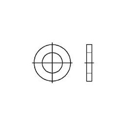 1 pcs : 5205820-3 - Washers WASHER FLAT 4 WASHER FLAT 4