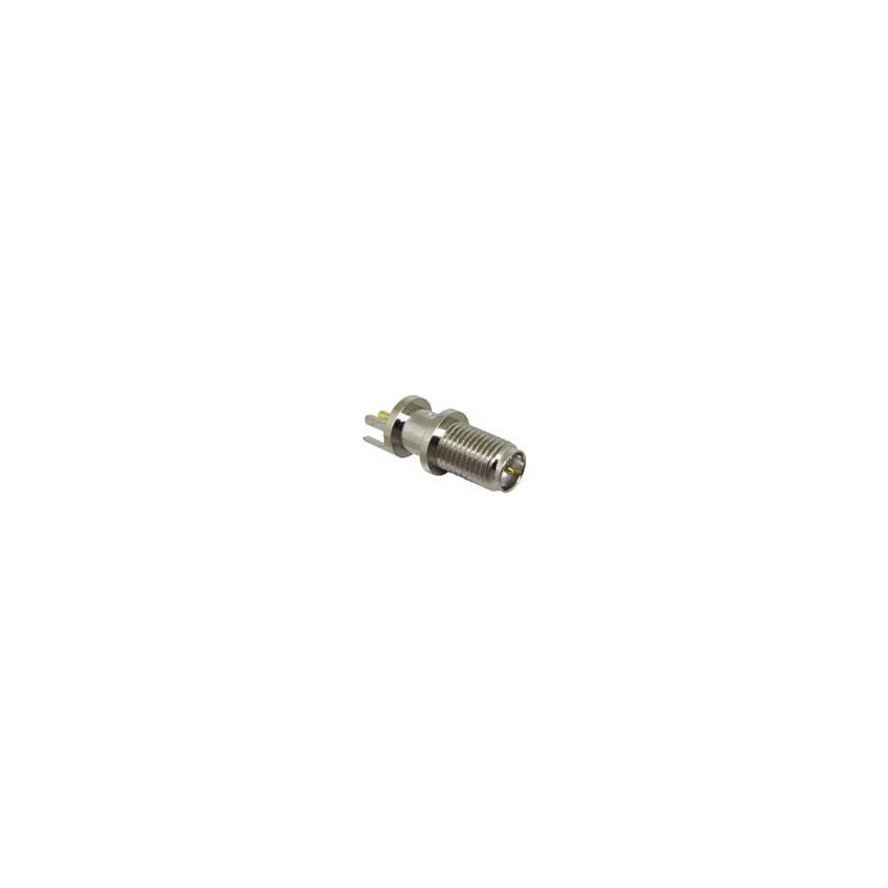 1 pcs : CONREVSMA006.062 - RF Connectors / Coaxial Connectors RPSMA Fml Edge Multi Mnt for 0.062' PCB