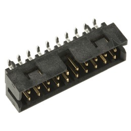 5 pcs - Molex Milli-Grid Series Straight Surface Mount PCB Header, 20 Contact(s), 2.0mm Pitch, 2 Row(s), Shrouded