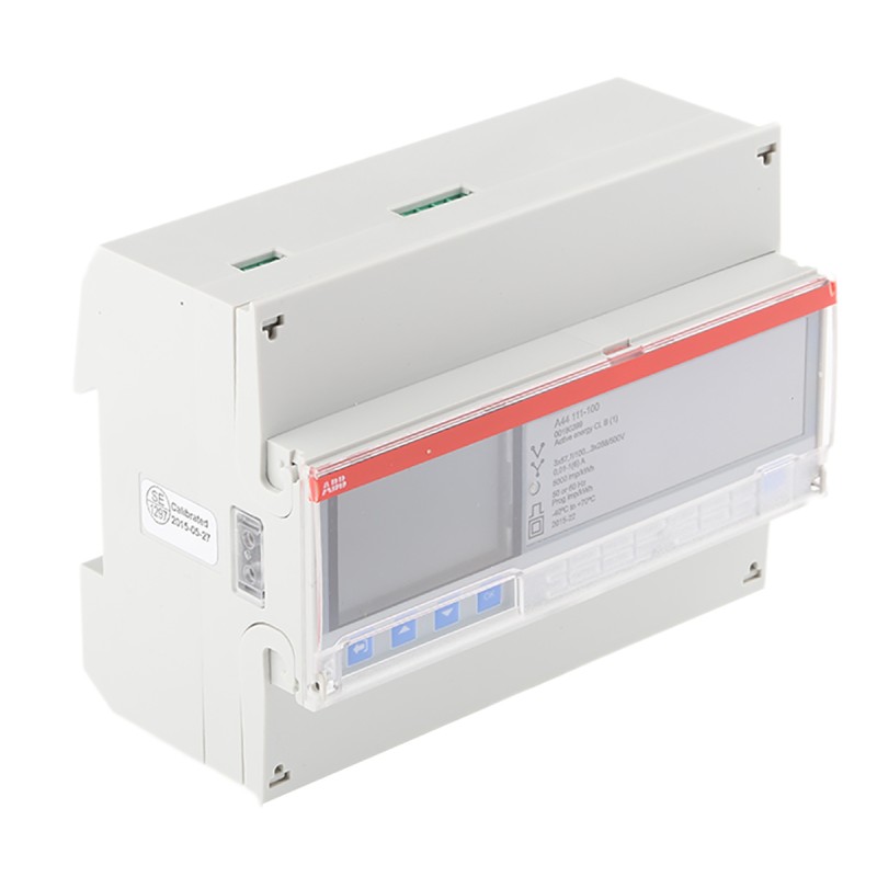 1 pcs - ABB 3 Phase LCD Energy Meter, Type Transformer Connected