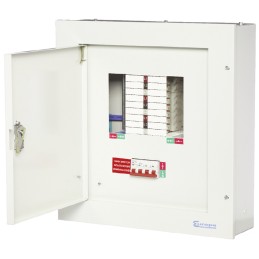 1 pcs - Europa 3 Phase Distribution Board, 18 Way, 125 A
