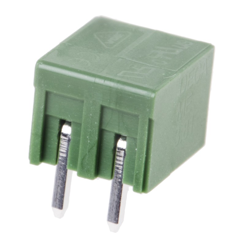 5 pcs - RS PRO 3.81mm Pitch 2 Way Pluggable Terminal Block, Header, Through Hole, Solder Termination