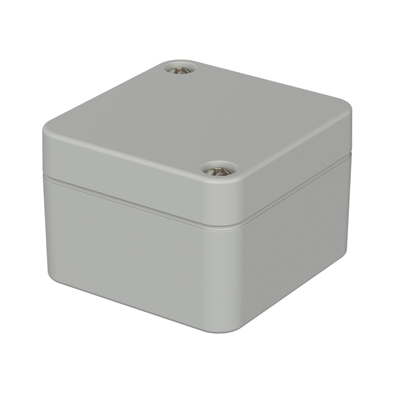 1 pcs - Bopla Euromas Series Grey ABS Enclosure, IP66, Flanged, Grey Lid, 52 x 50 x 35mm