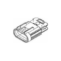 1 pcs : 15326820 - Automotive Connectors 4P M BLK CONN ASSY GT 150 SERIES 15AMPS
