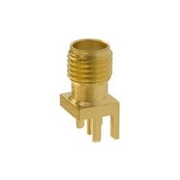 1 pcs : BU-1420711821 - RF Connectors / Coaxial Connectors CONN SMA JACK STR. 50 OHM EDGE MOUNT