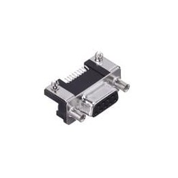 1 pcs : L17SM209SB61T - D-Sub Standard Connectors 9P SMT Socket Front Screwlock 4-40