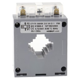 1 pcs - HOBUT CT173 Series Base Mounted Current Transformer, 300A Input, 300:5, 5 A Output, 40mm Bore