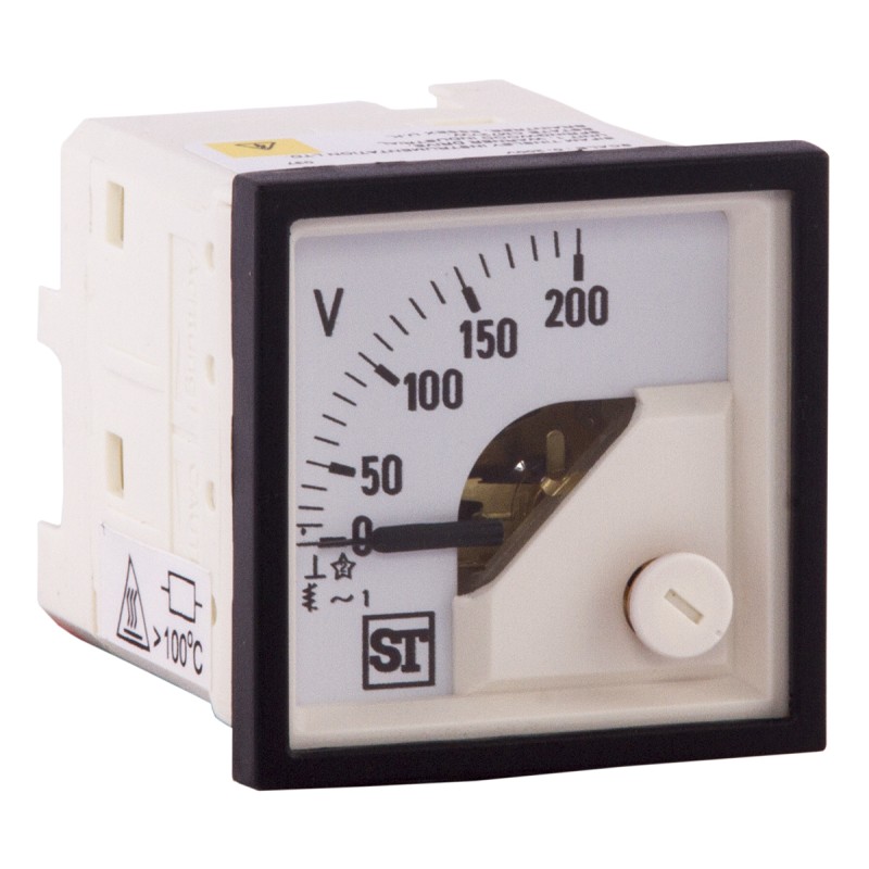 1 pcs - Sifam Tinsley Sigma Series Analogue Voltmeter AC, 45 x 45 mm