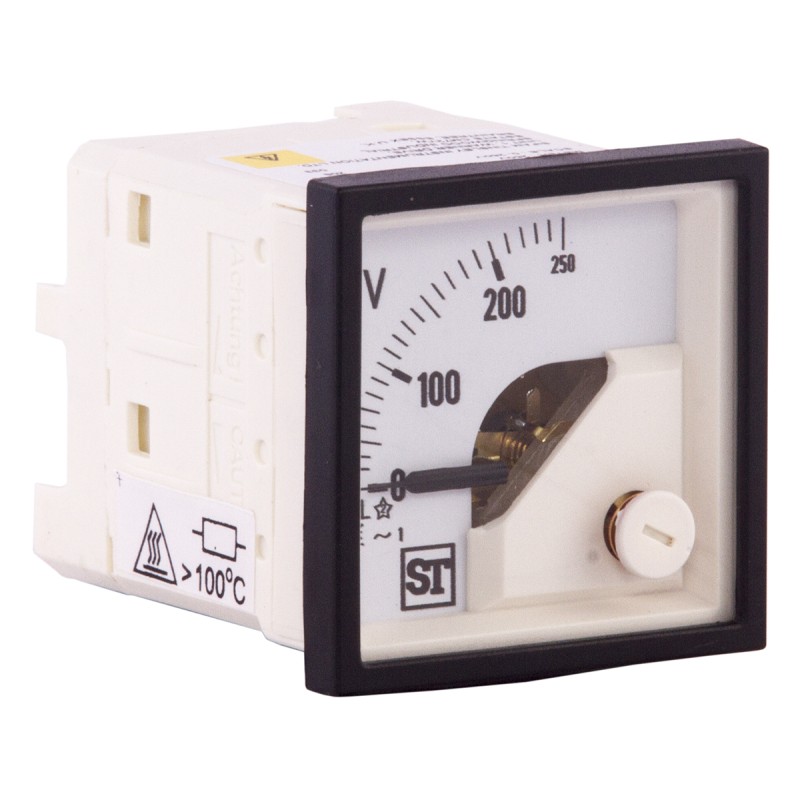 1 pcs - Sifam Tinsley Sigma Series Analogue Voltmeter AC, 45 x 45 mm