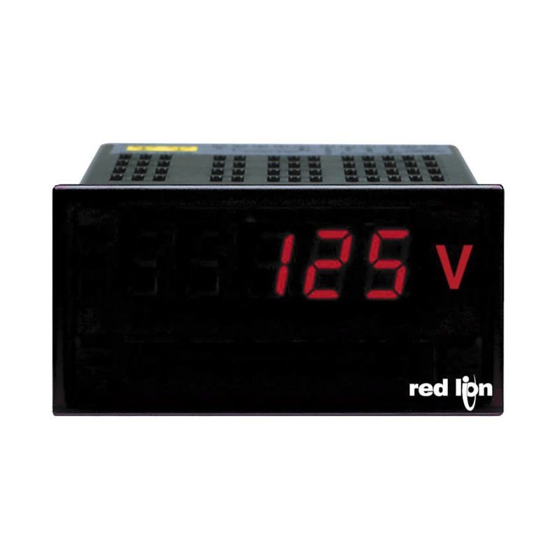 1 pcs - Red Lion PAXLH Series Digital Voltmeter AC, LED Display 3-Digits ±0.1 %