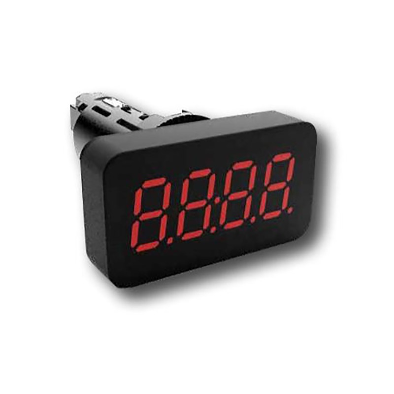 1 pcs - RS PRO 7 Segment LED Digital Panel Multi-Function Meter for Resistance, Temperature