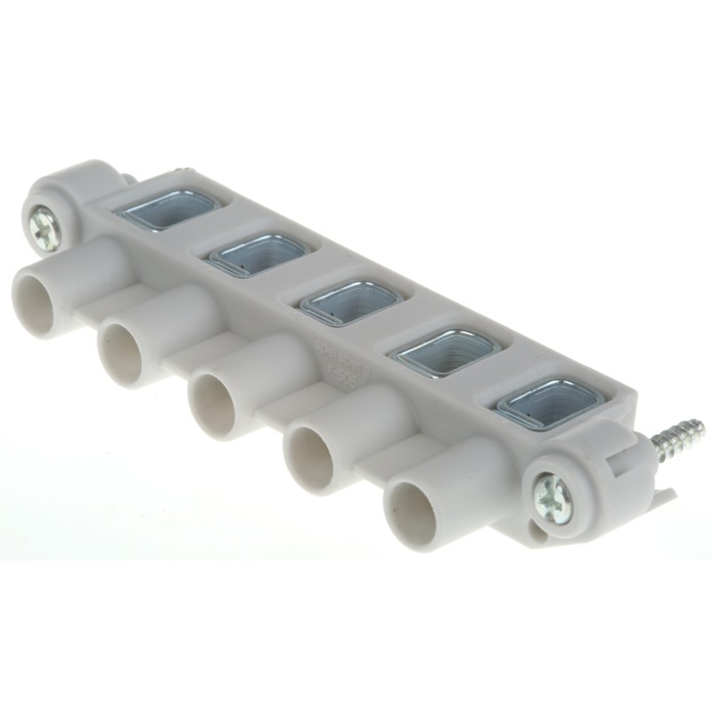 5 pcs - Abox PS Terminal Block Housing, Cable Mount, 6.0mm²