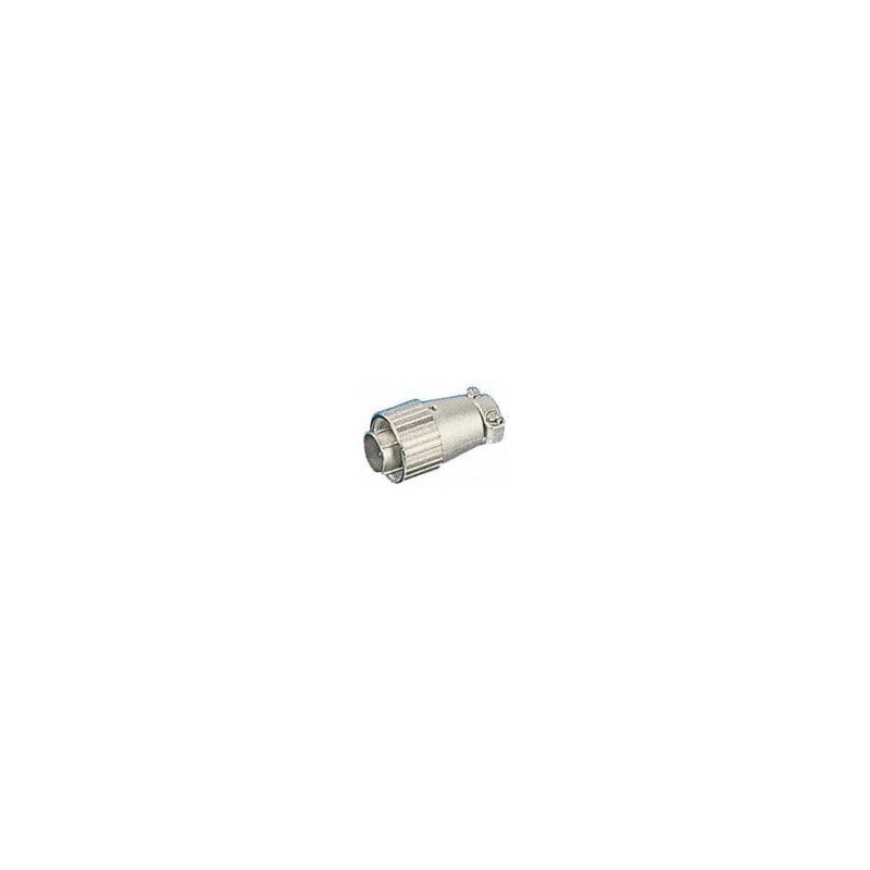 1 pcs : JR13PK-3P(71) - Standard Circular Connector 3P STRT PLUG PIN ALUMINUM CON SCRW LK