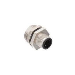 1 pcs : 1838893-1 - Circular Metric Connectors 3 POS SOLD TERM M12 REAR MOUNT MALE