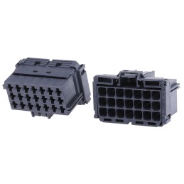 5 pcs - TE Connectivity, AMP MCP 2.8 Automotive Connector Socket 21 Way