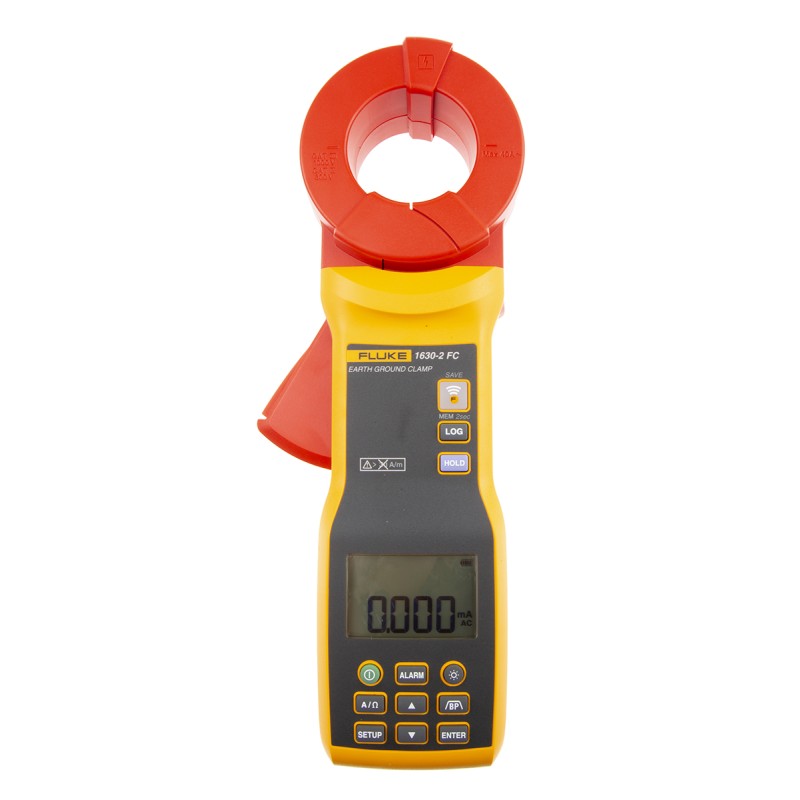 1 pcs - Fluke 1630-2 FC Earth Tester, 1500Ω CAT III 1000 V, CAT IV 600 V RS Calibration