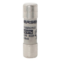 1 pcs - Mersen 2A FF Cartridge Fuse, 10 x 38mm