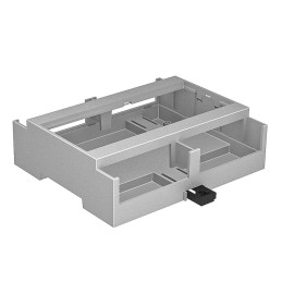 1 pcs - RS PRO Open Top Enclosure Type, 90 x 106.2 x 31.9mm, Polycarbonate DIN Rail Enclosure