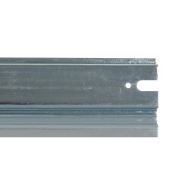 1 pcs - RS PRO Steel Unperforated DIN Rail, Top Hat Compatible, 262mm x 35mm
