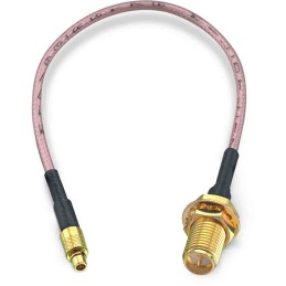 10 pcs - Wurth Elektronik Female RP-SMA to Male MMCX Coaxial Cable, 152.4mm, RG178 Coaxial, Terminated