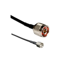 10 pcs - Linx Male RP-SMA to Male N Type Coaxial Cable, 96in, RG58 Coaxial, Terminated