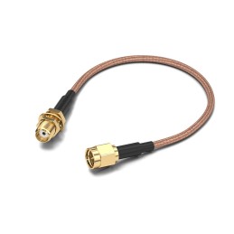 10 pcs - Wurth Elektronik WR-CXASY Series Male SMA to Female SMA Coaxial Cable, 1m, RG174/U Coaxial, Terminated